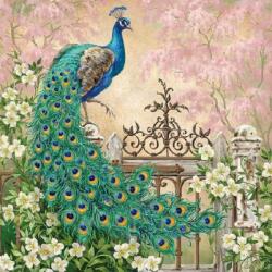 Ambiente Noble Peacock papírszalvéta 33x33cm, 20db-os