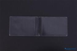  Diák- és igazolványtartó, 2 lapos, PVC, átlátszó (ISKE194) - kecskemetirodaszer