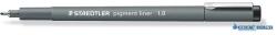 STAEDTLER Tusfilc, 1 mm, STAEDTLER "Pigment Liner 308", fekete (TS308109) - kecskemetirodaszer