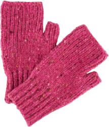 Aran Woollen Mills Gyapjú kötött ujjatlan kesztyű csíkos rózsaszín ruházat méretei Uni