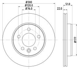 HELLA Disc frana HELLA - centralcar - 255,71 RON