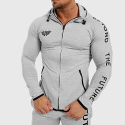 Iron Aesthetics Férfi Slim Fit pulcsi Beyond the Future, szürke: 3XL Szürke