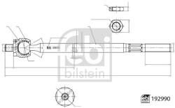 Febi Bilstein Bieleta de directie FEBI BILSTEIN 192990 (192990)
