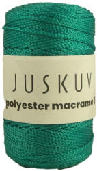 Polyester macrame Juskuv 26 - smaragd (145 m / 2 mm) (0627)