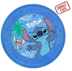  Disney Lilo és Stitch, A csillagkutya Angel micro prémium műanyag lapostányér 4 db-os szett 21 cm (PNN96921)