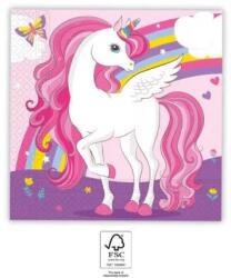  Unikornis Rainbow Colors szalvéta 20 db-os 33x33 cm FSC (PNN93760) - oliviashop