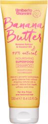 Umberto Giannini Sampon hranitor pentru parul uscat, frizzy sau texturat Umberto Giannini Banana Butter Nourishing Superfood Shampoo 250 ml (57248)
