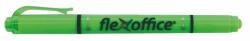 FlexOffice Szövegkiemelő, 1, 0/4, 0 mm, kétvégű, FLEXOFFICE "HL01", zöld (fohl01z) - irodaszer