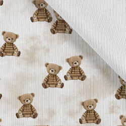 Takoy Konfekciós bordás Jersey Takoy barna plüss maci