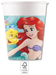 Procos Disney Hercegnők, Ariel papír pohár 8 db-os 200 ml FSC (PNN95456)