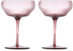 Pols Potten borospohár készlet Pum Coupe Glasses 250 ml 2 db - rózsaszín Univerzális méret