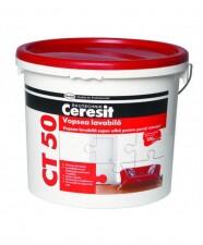 Ceresit Vopsea Lavabila Alba Pentru Interior Ct 50 2.5l - depozit-online