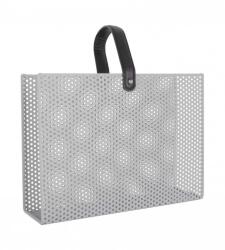 Present Time újságtartó Perky Mesh - szürke Univerzális méret