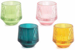 Decorer Set 16 candele sticla 7.5x8 cm (A80.20.42)