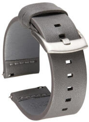 BSTRAP Fine Leather curea pentru Garmin Vivoactive 4s, gray (SGA012C05)