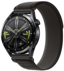 BSTRAP Velcro Nylon curea pentru Huawei Watch 3 / 3 Pro, black (SSG029C0110)