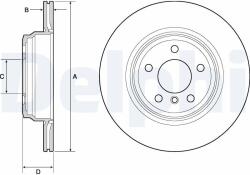 DELPHI Tarcza Ham. Bmw 3 F30 11- (bg4665c)