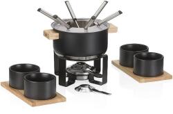 Kela (Германия) Фондю комплект kela gunten със стоманена тенджера - 16 части (kela 10068)
