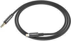 hoco. kábel AUX Audio Jack 3, 5 mm-es csatlakozó 8 pólusú Lightninng UPA19 1m fekete