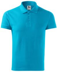 MALFINI Tricou polo bărbați Cotton Heavy - Turcoaz | M (2154414)