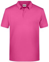 James & Nicholson (Daiber) Tricou polo pentru bărbați din bumbac organic 8010 - Roz | XXL (1-8010-1755519)