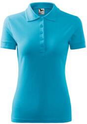 MALFINI Tricou damă Pique Polo - Turcoaz | XL (2104416)