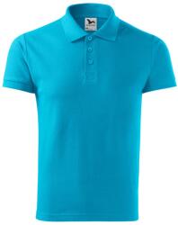 MALFINI Tricou polo bărbați Cotton Heavy - Turcoaz | L (2154415)