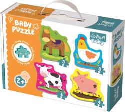 Trefl - Puzzle 4v1 Baby puzzle Zvieratá na farme - 1 - 39 piese