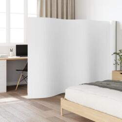 vidaXL Преграда за стая, бял, ширина 800 см, височина 165 см, бамбук (377017)