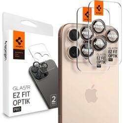 Spigen Folie Camera pentru iPhone 16 Pro (set 2) - Spigen Glas. tR Optik EZ Fit Pro - Desert Titanium (KF2341411) - casacuhuse