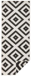 Hanse Home Черно-кремав килим за открито , 80 x 345 cm Malta - NORTHRUGS (103129-80x350)