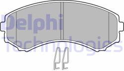 DELPHI LP1462 Set placute frana, frana disc