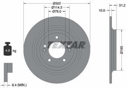 TEXTAR Disc frana TEXTAR 92293403 - piesa-auto