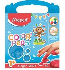 Maped Maped: Ujjfesték, alap színek, 4x80 g, MAPED (812510)