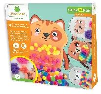 Sycomore Sycomore: Sycomore Stick'n Fun pompomok - farm állatok (CRE7047)
