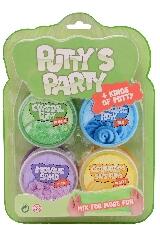 Putty party - 4 féle anyag egy csomagban (08414)