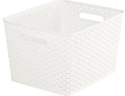 Keter Curver: Rattan hatású kosár, 18l, törtfehér, CURVER "My Style (196861)