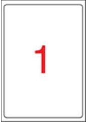 APLI Apli: Etikett, univerzális, 199, 6x289, 1 mm, kerekített sarkú, APLI, 100 etikett/csomag (02412)