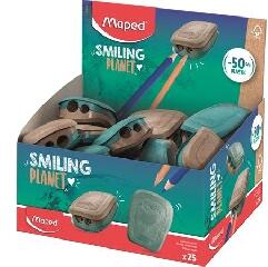 Maped Maped: Hegyező display, kétlyukú, tartályos, műanyag, FSC, MAPED "Smiling Planet (071521FM)