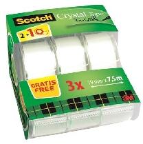 3M 3m Scotch: Ragasztószalag, adagolón, kézi, 19 mm x 7, 5 m, 3M SCOTCH "Magic Tape 810", 2+1 (7100088375)