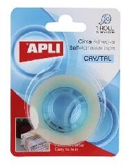 APLI Apli: Ragasztószalag, 19 mm x 33 m, magasfényű, APLI "Crystal (11167)