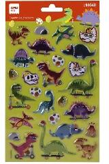 Apli Apli: Matrica, fémes hatású, APLI Kids "Stickers", dínó (18048)