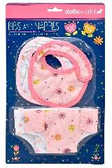 2 db textil pelenka és 2 db előke (10647)