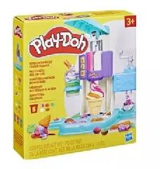 Hasbro Hasbro: Play-Doh: Szivárványos fagylalt játékkészlet (G0028)