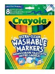 Crayola Crayola: Extra-lemosható vastag filctoll - 8 db (58-8328)