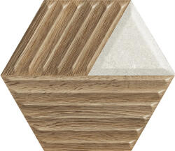 Paradyz My Way WOODSKIN MIX Heksagon STR C 19, 8x17, 1 Csempe - furdoszobakiraly