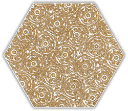 Paradyz My Way Shiny Lines Gold Hexagon Inserto F 19, 8x17, 1