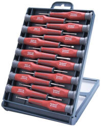 Fortum órás csavarhúzó készlet 15 részes műanyag tartóban