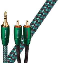 AudioQuest Cablu audio Jack 3.5 mm Male - 2 x RCA AudioQuest Evergreen 5 m