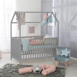 roba House Bed 70 x140 cm Taupe lacquered házikó ágy